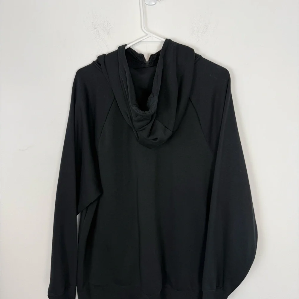 Nike One Dri-FIT Full-Zip Hoodie. Women’s. Black. Plus Size 1X. NWT.